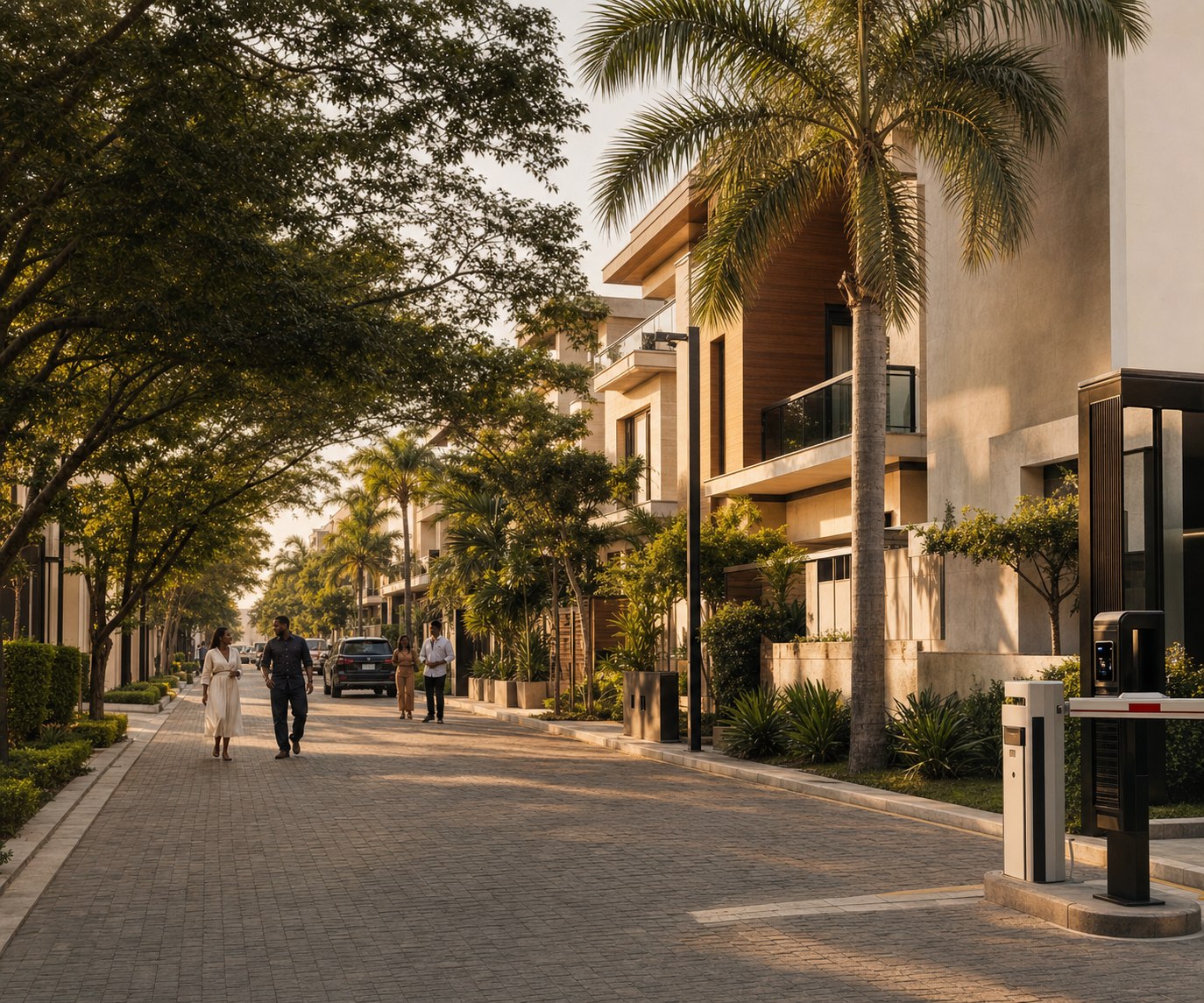 A modern Nigerian residential estate