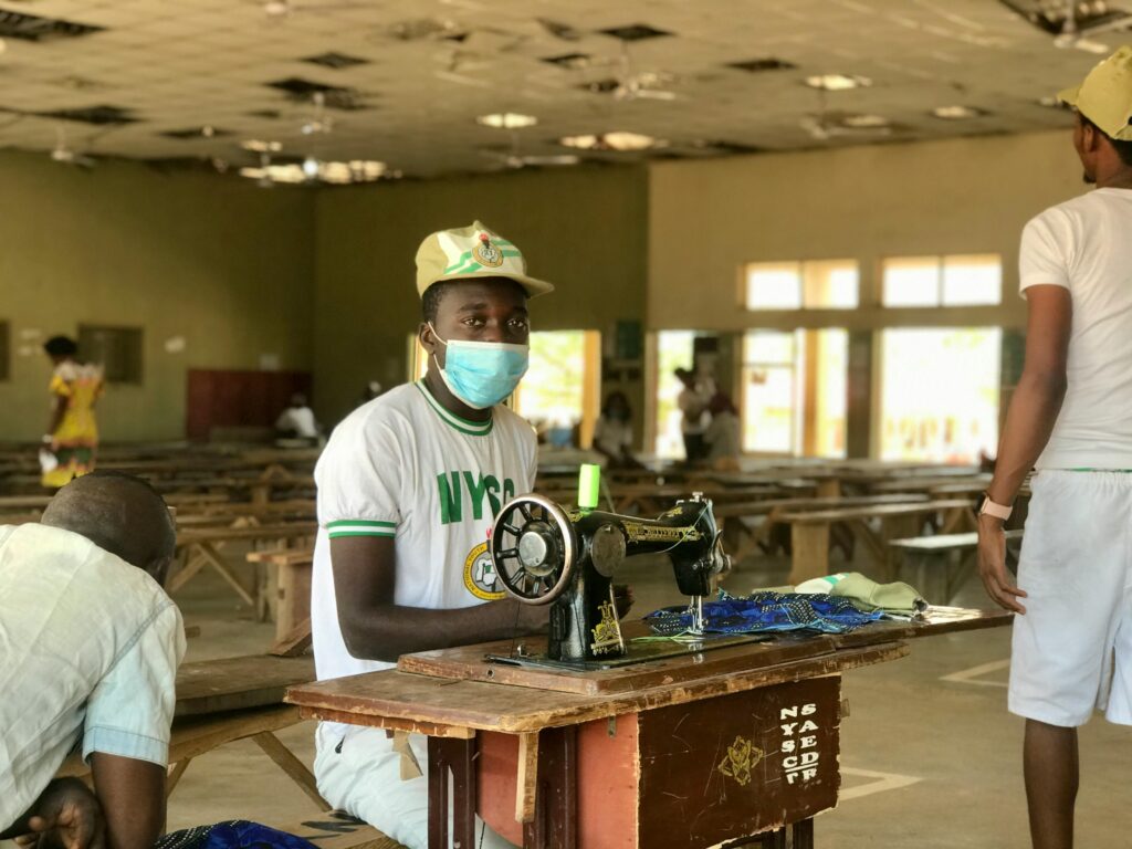 NYSC camp safety tips skill acquisition activity.

